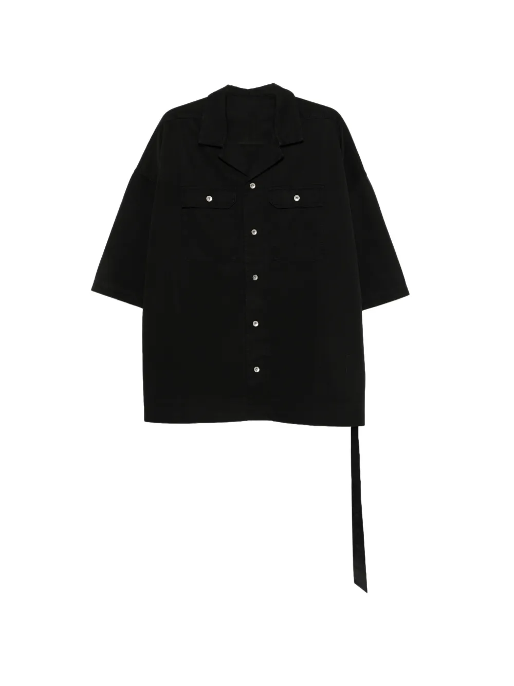 Rick Owens DRKSHDW button-up short-sleeve shirt - Nero