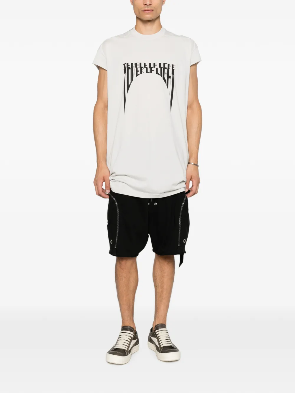 Rick Owens DRKSHDW Mouwloos T-shirt Beige