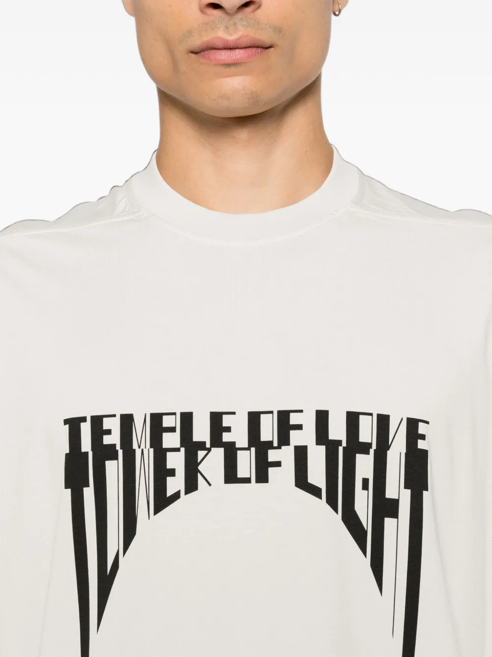 Rick Owens DRKSHDW Mouwloos T-shirt Beige