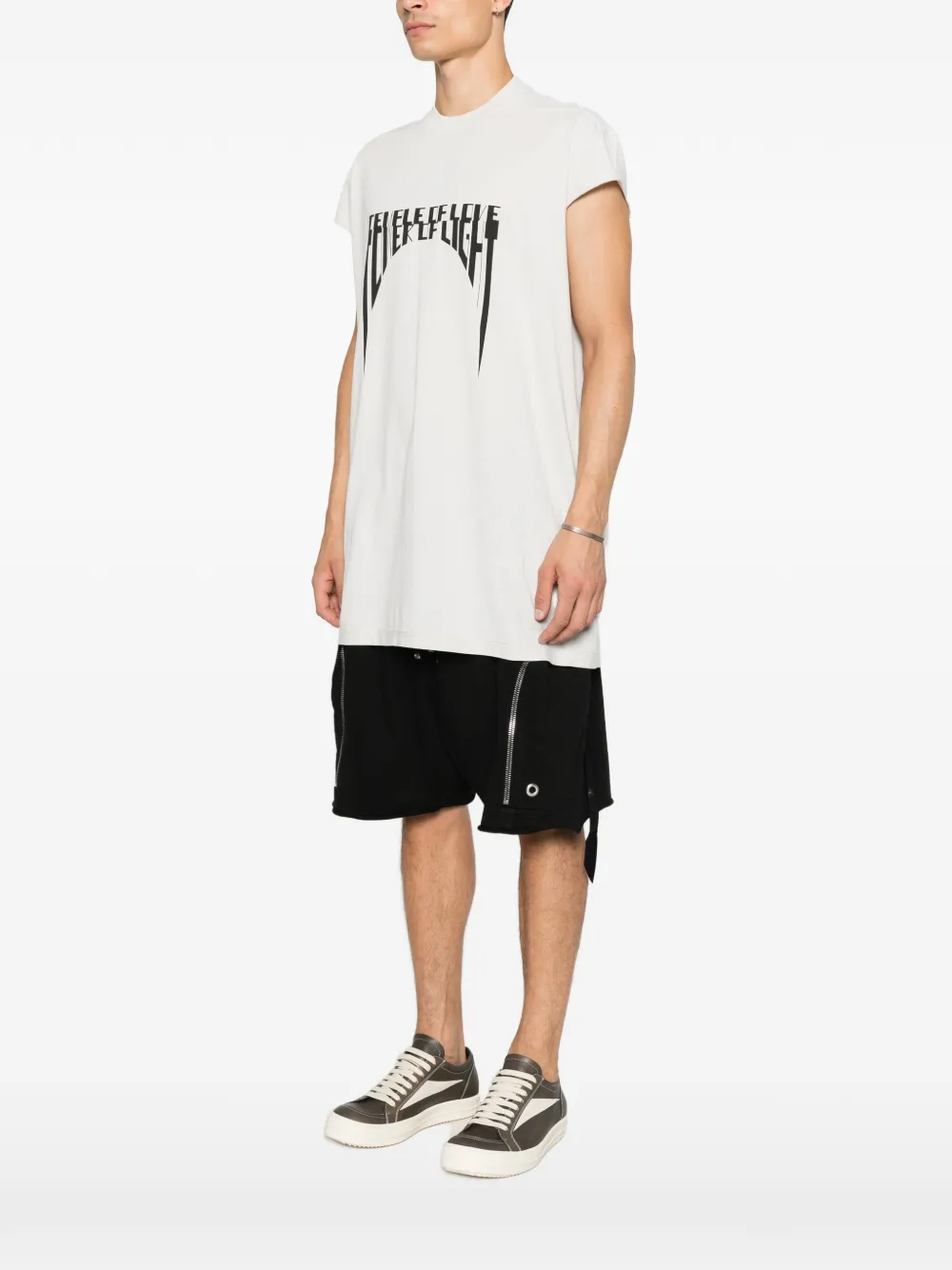 Rick Owens DRKSHDW Mouwloos T-shirt Beige