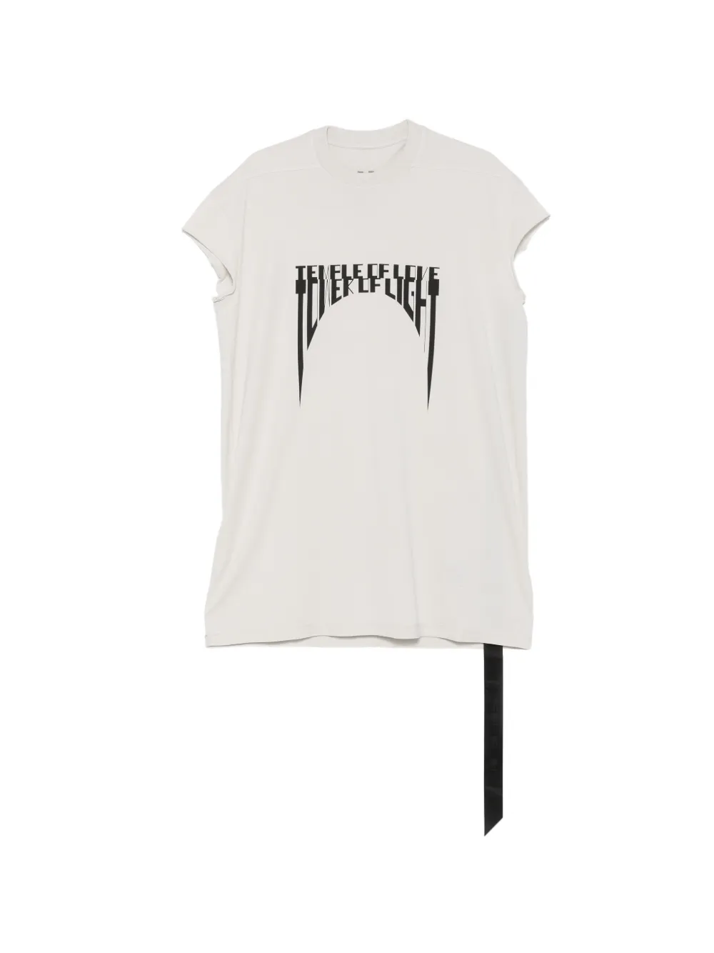 Rick Owens DRKSHDW T-shirt smanicata con stampa grafica - Toni neutri