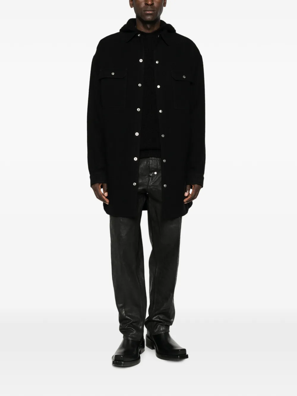 Rick Owens Jas met lange mouwen Zwart