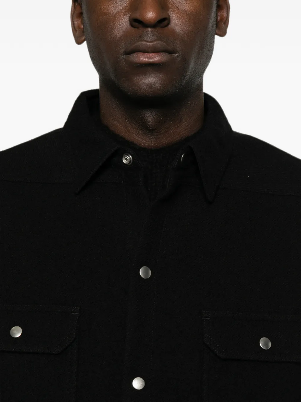 Rick Owens Jas met lange mouwen Zwart