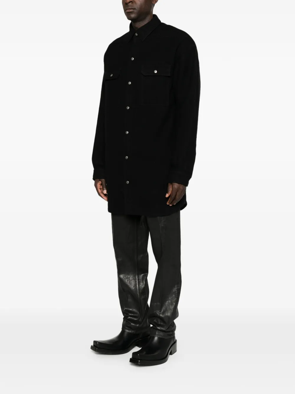 Rick Owens Jas met lange mouwen Zwart