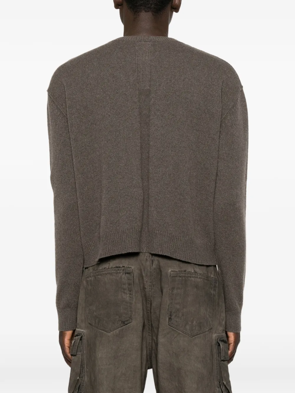 Rick Owens Tommy trui met V-hals Bruin