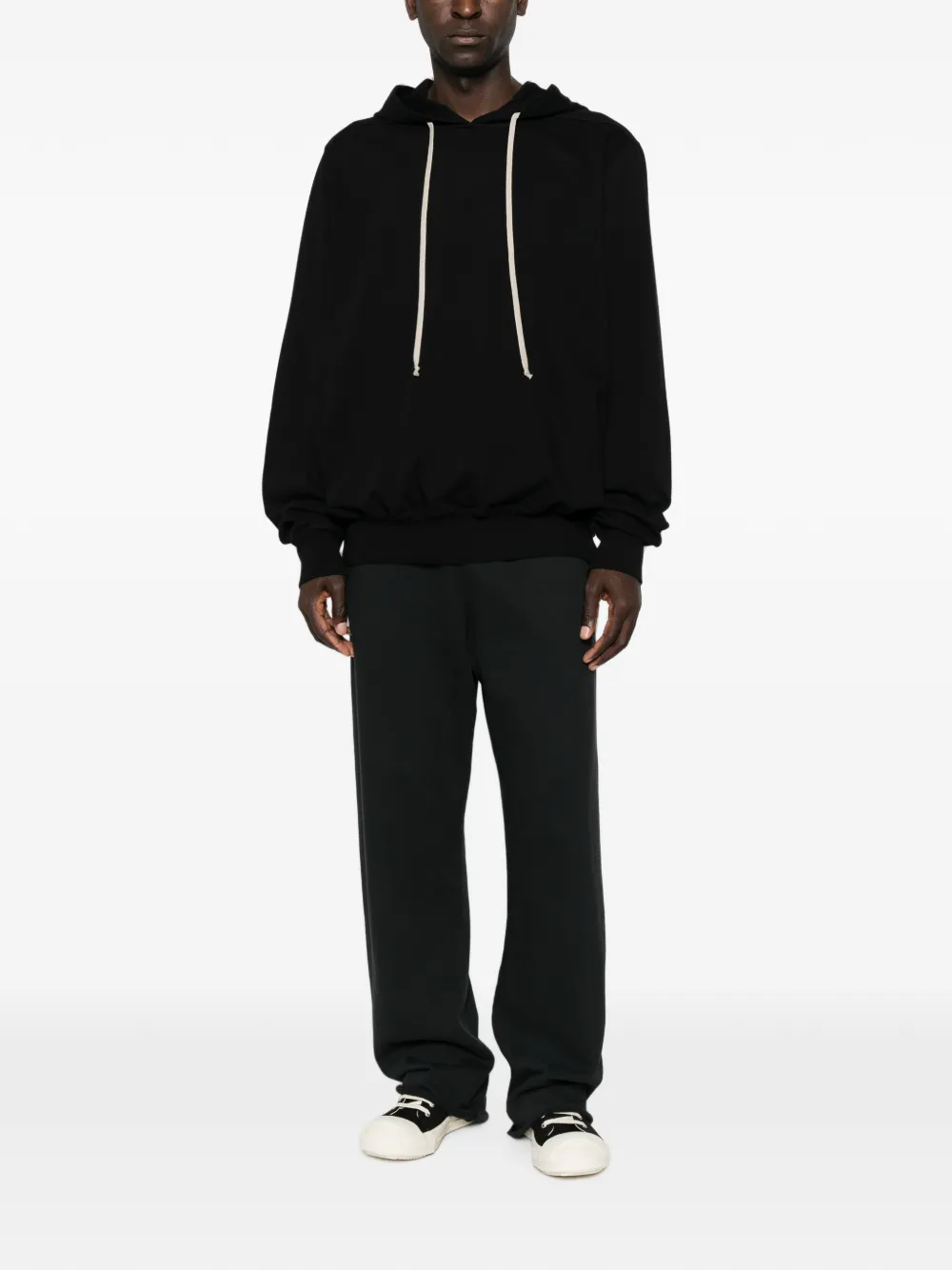 Rick Owens DRKSHDW Hoodie met trekkoord Zwart