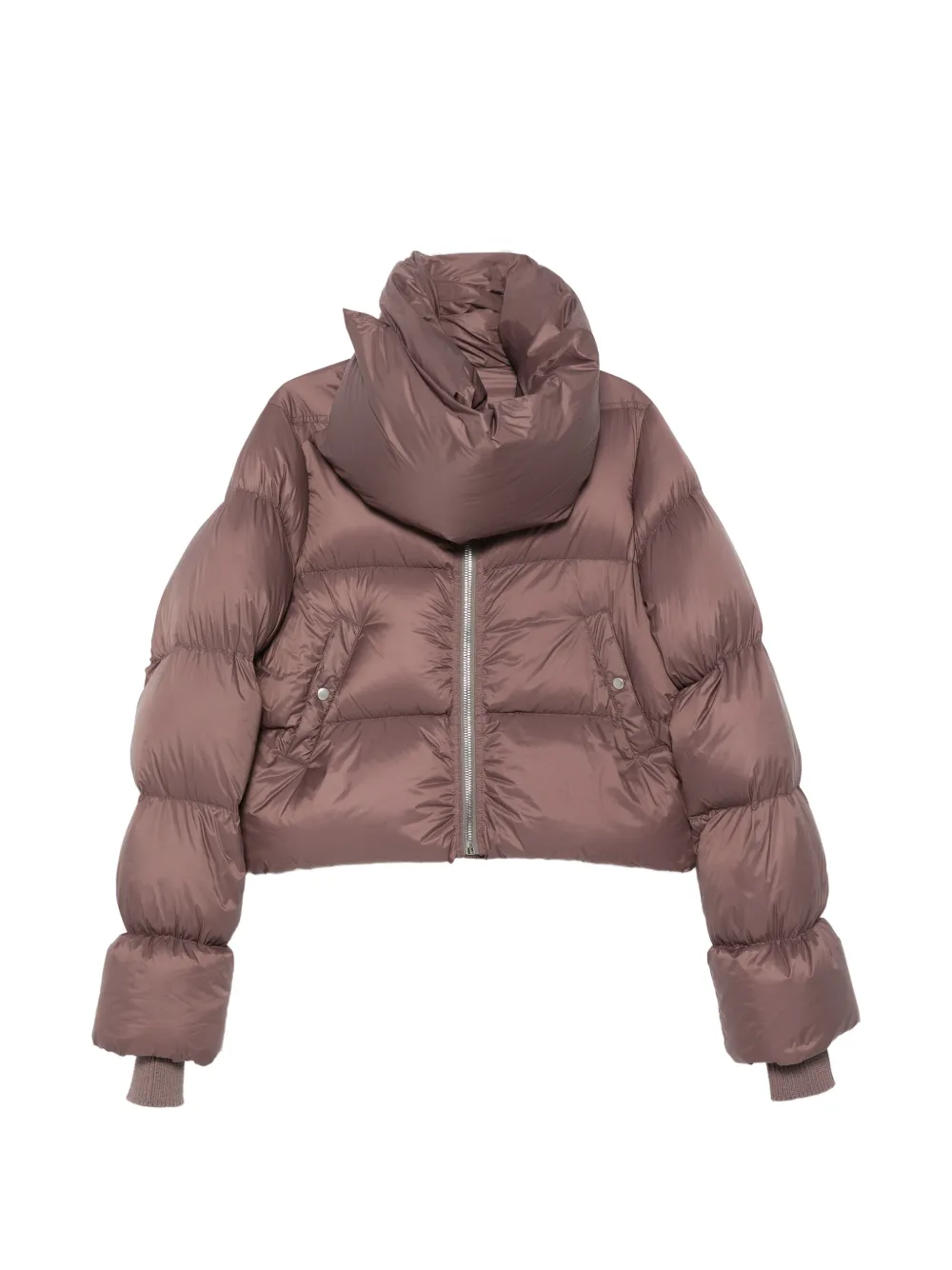 Rick Owens funnel-neck puffer jacket - Viola