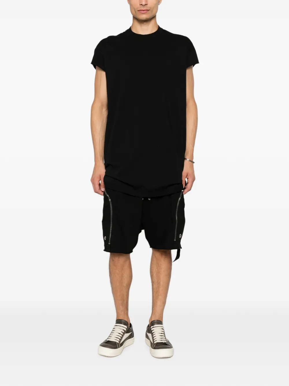 Rick Owens DRKSHDW T-shirt met kapmouwen Zwart