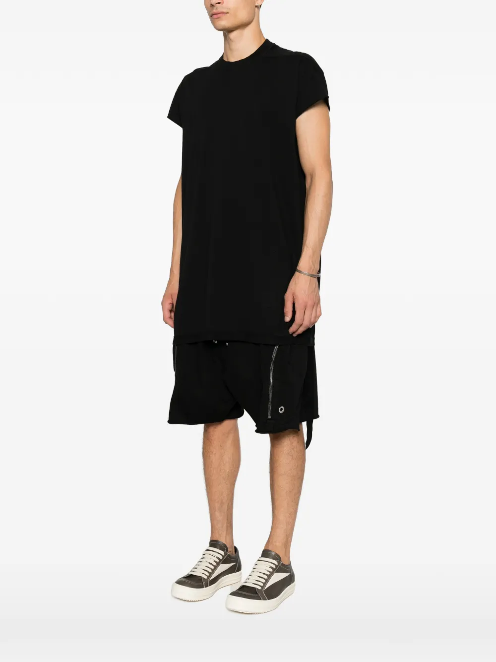 Rick Owens DRKSHDW T-shirt met kapmouwen Zwart