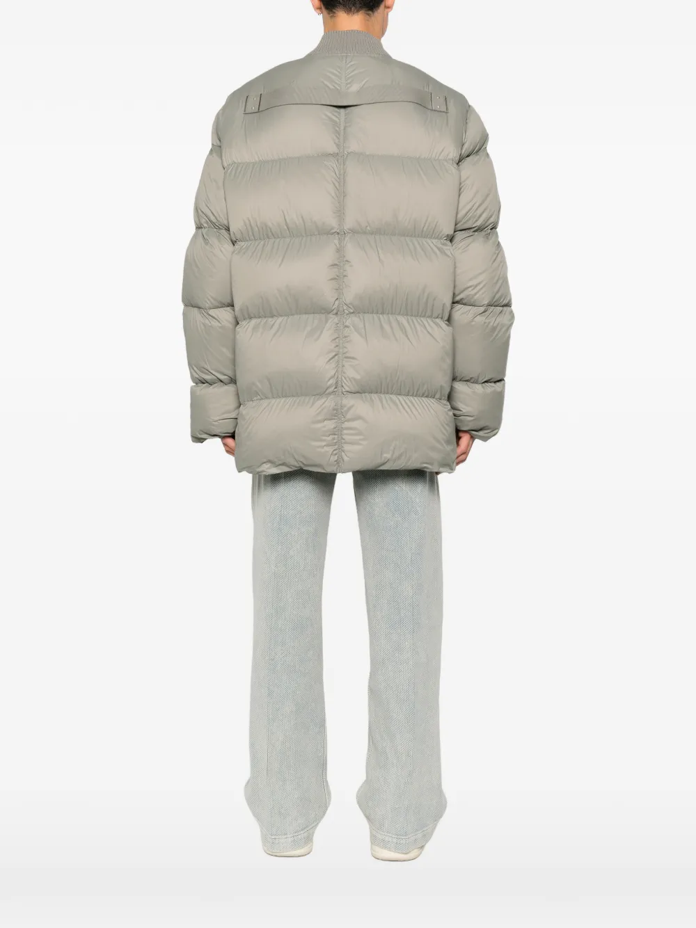 Rick Owens Gewatteerd jack Grijs