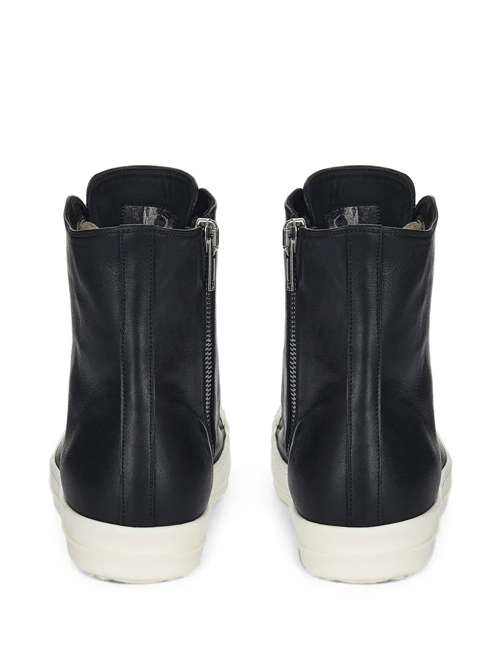 Rick Owens Jumbolace leather sneakers Zwart
