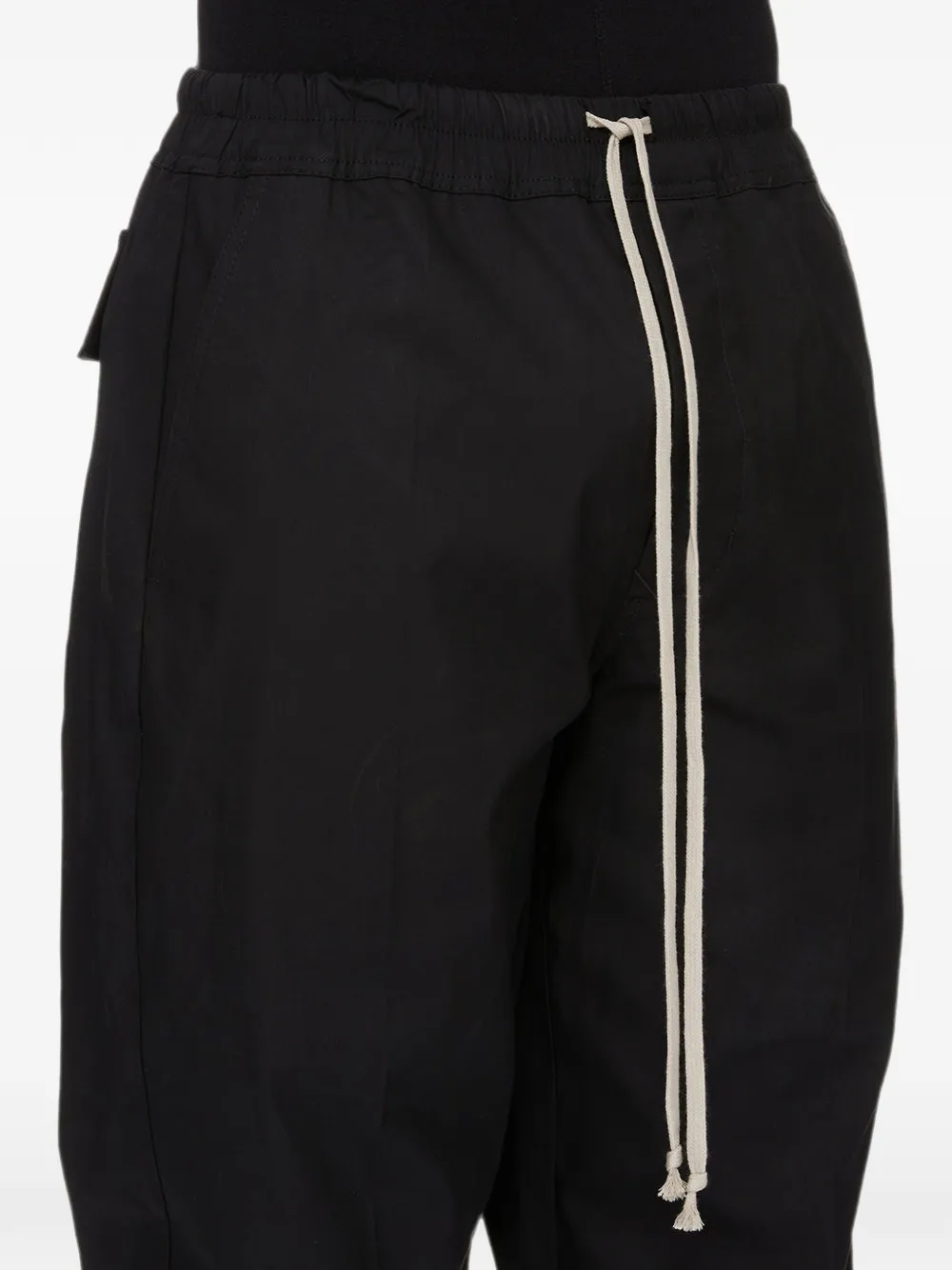Rick Owens Dietrich broek met wijde pijpen en trekkoord Zwart