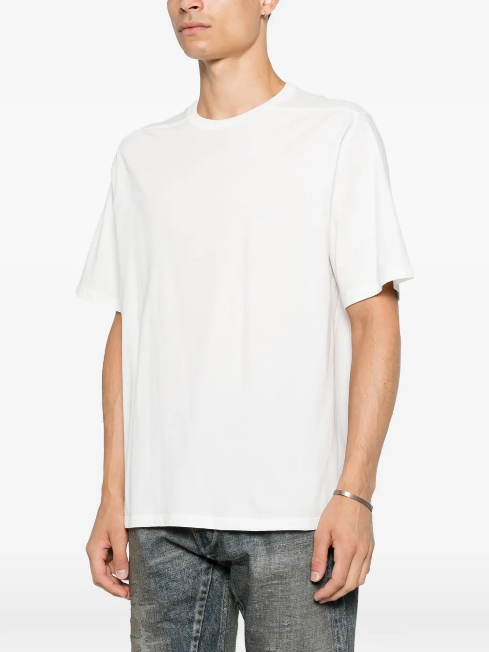 Rick Owens T-shirt met ronde hals Wit