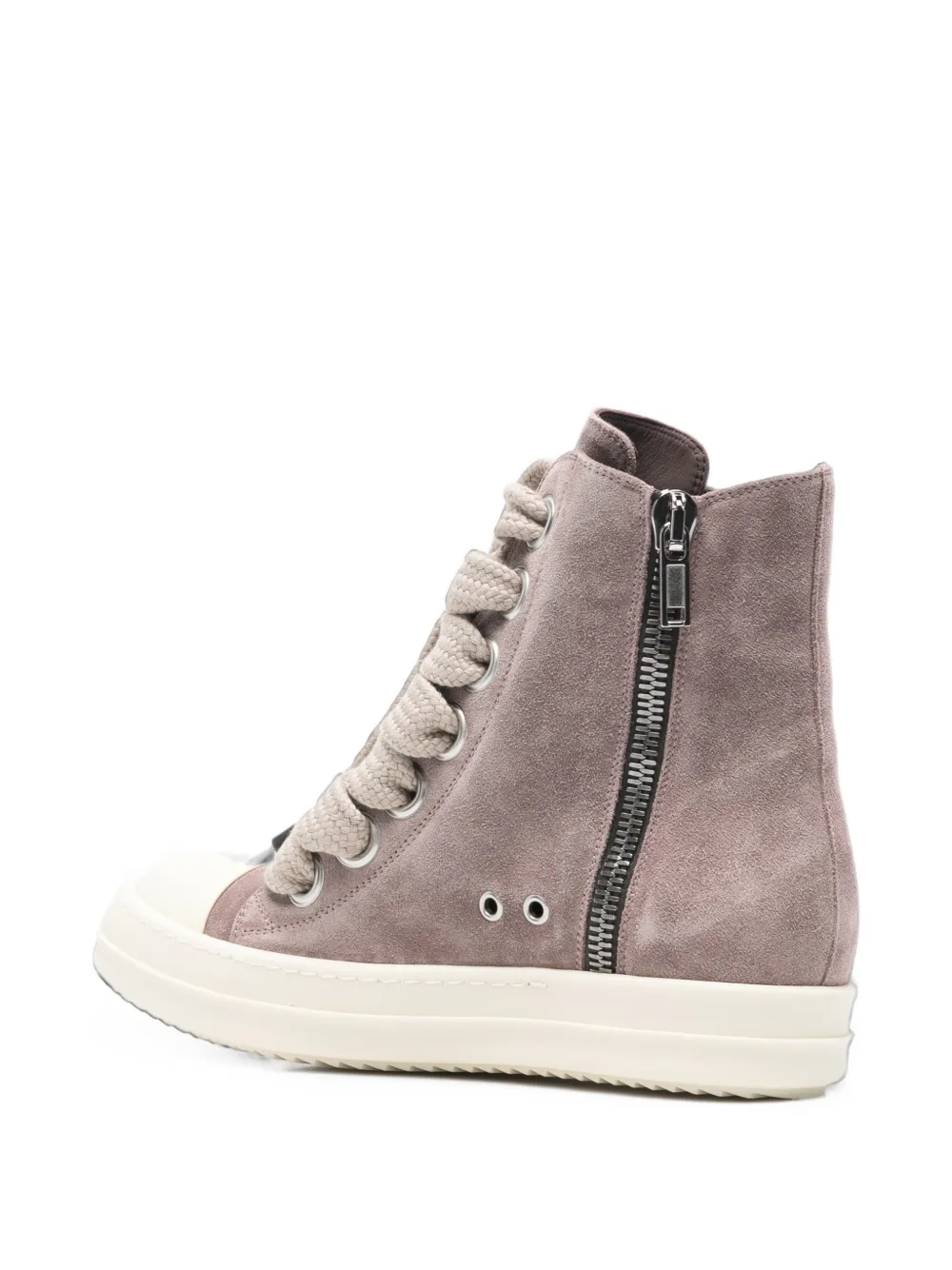 Rick Owens High-top Sneakers in Grey, view 3