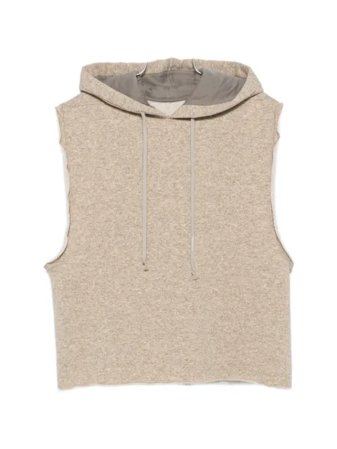Rick Owens sleeveless hoodie vest