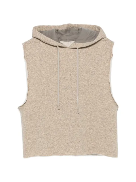Rick Owens sleeveless hoodie vest