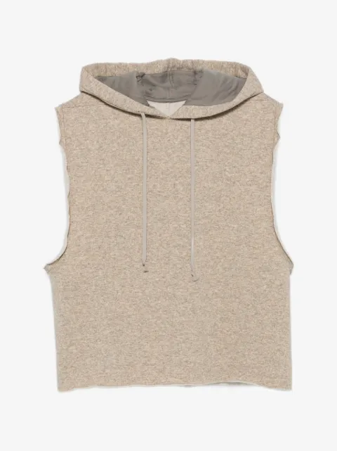 Rick Owens sleeveless hoodie vest