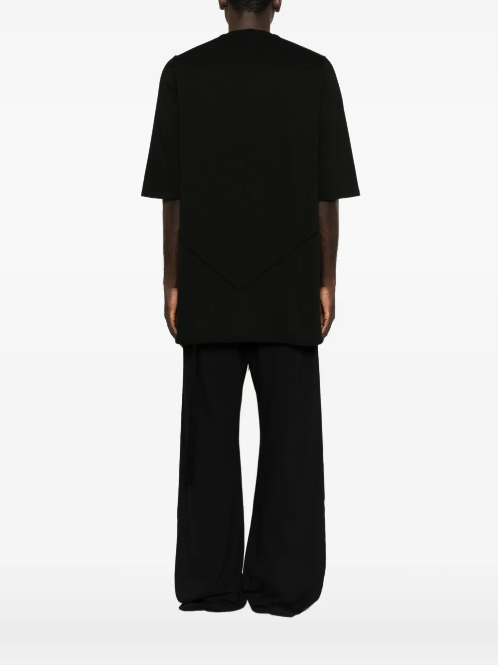 Rick Owens DRKSHDW Jumbo T-shirt met ronde hals Zwart