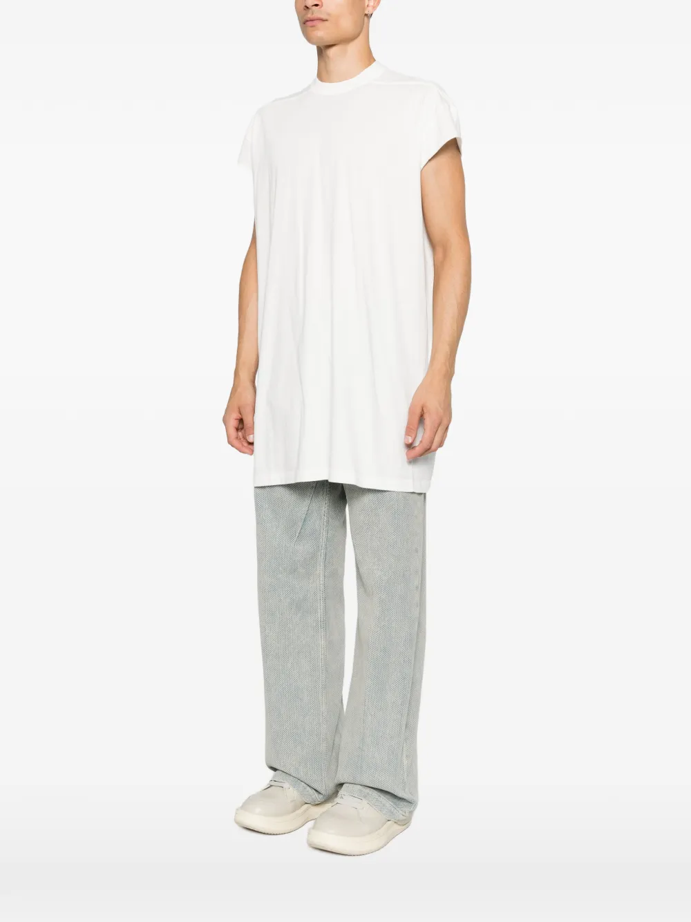 Rick Owens Mouwloos T-shirt Wit