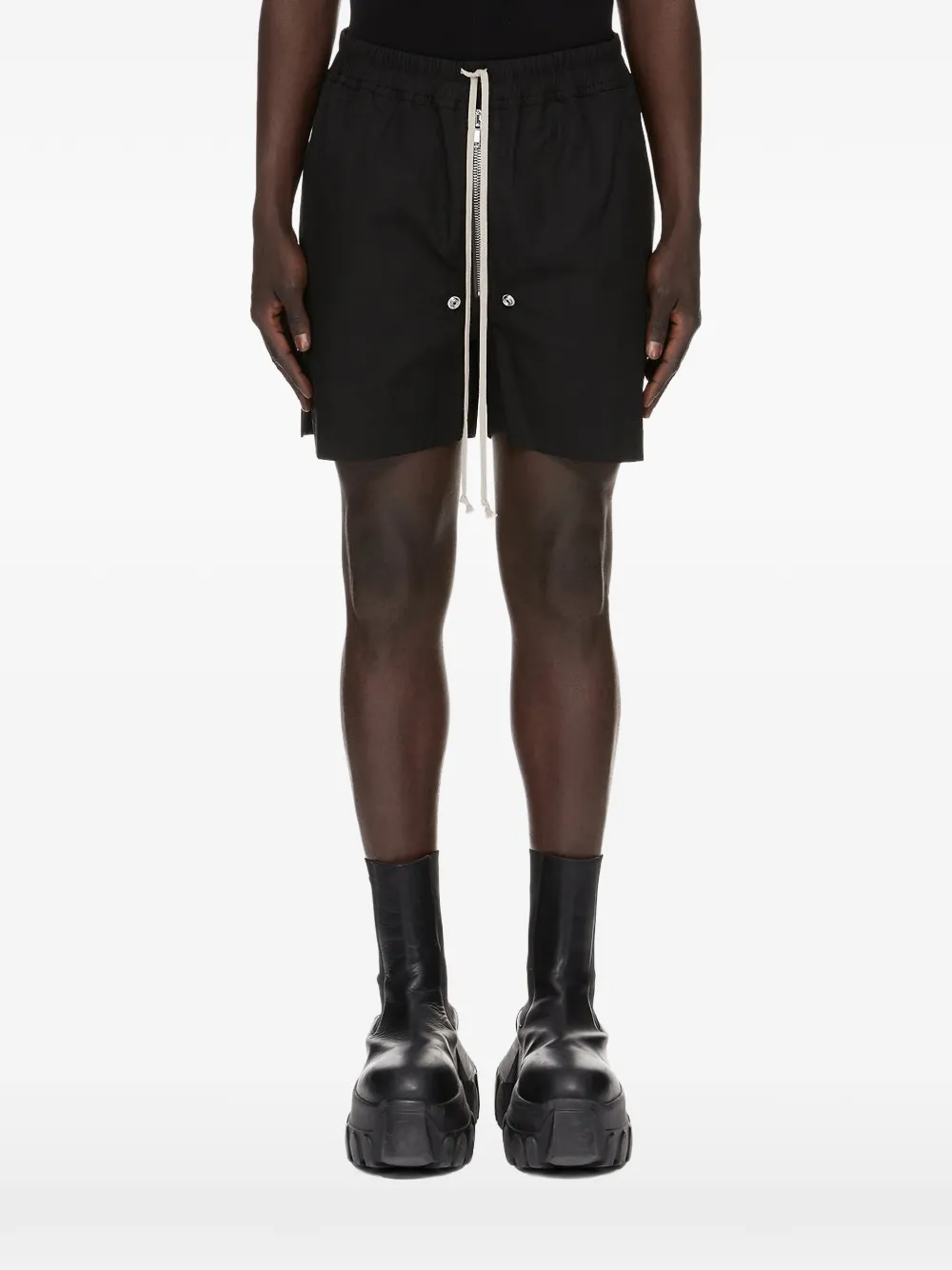 Rick Owens Bela zip-front shorts - Nero
