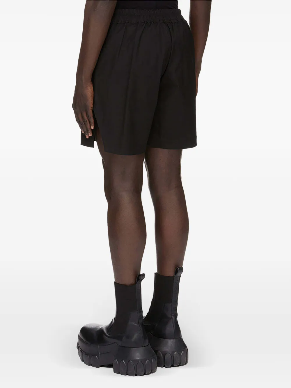 Rick Owens Bela shorts met rits Zwart