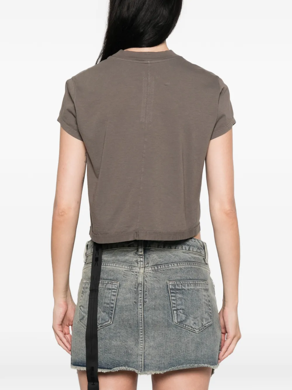 Rick Owens DRKSHDW Cropped T-shirt Grijs