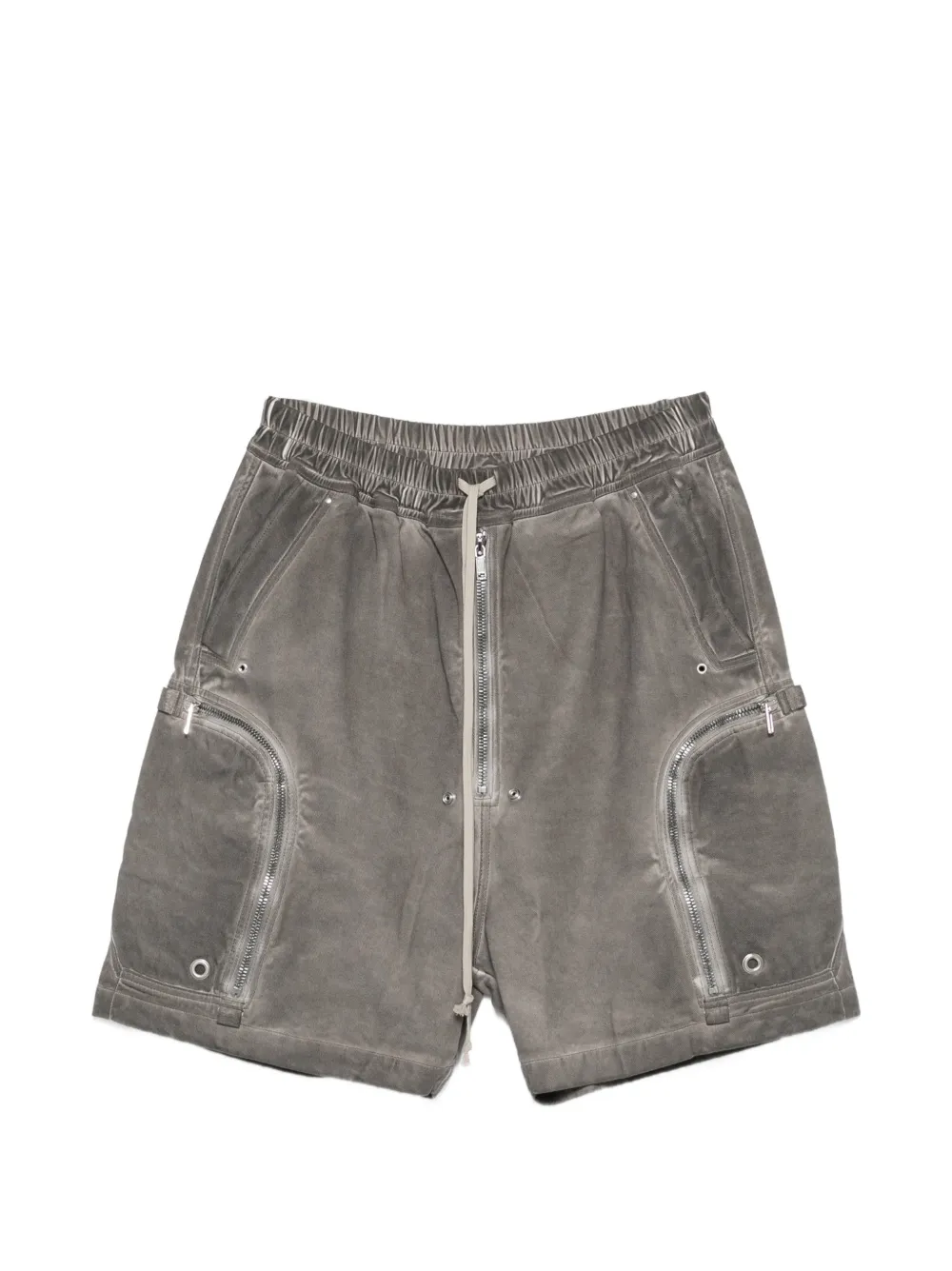 Rick Owens DRKSHDW Bauhaus zip-detail cargo shorts - Grau