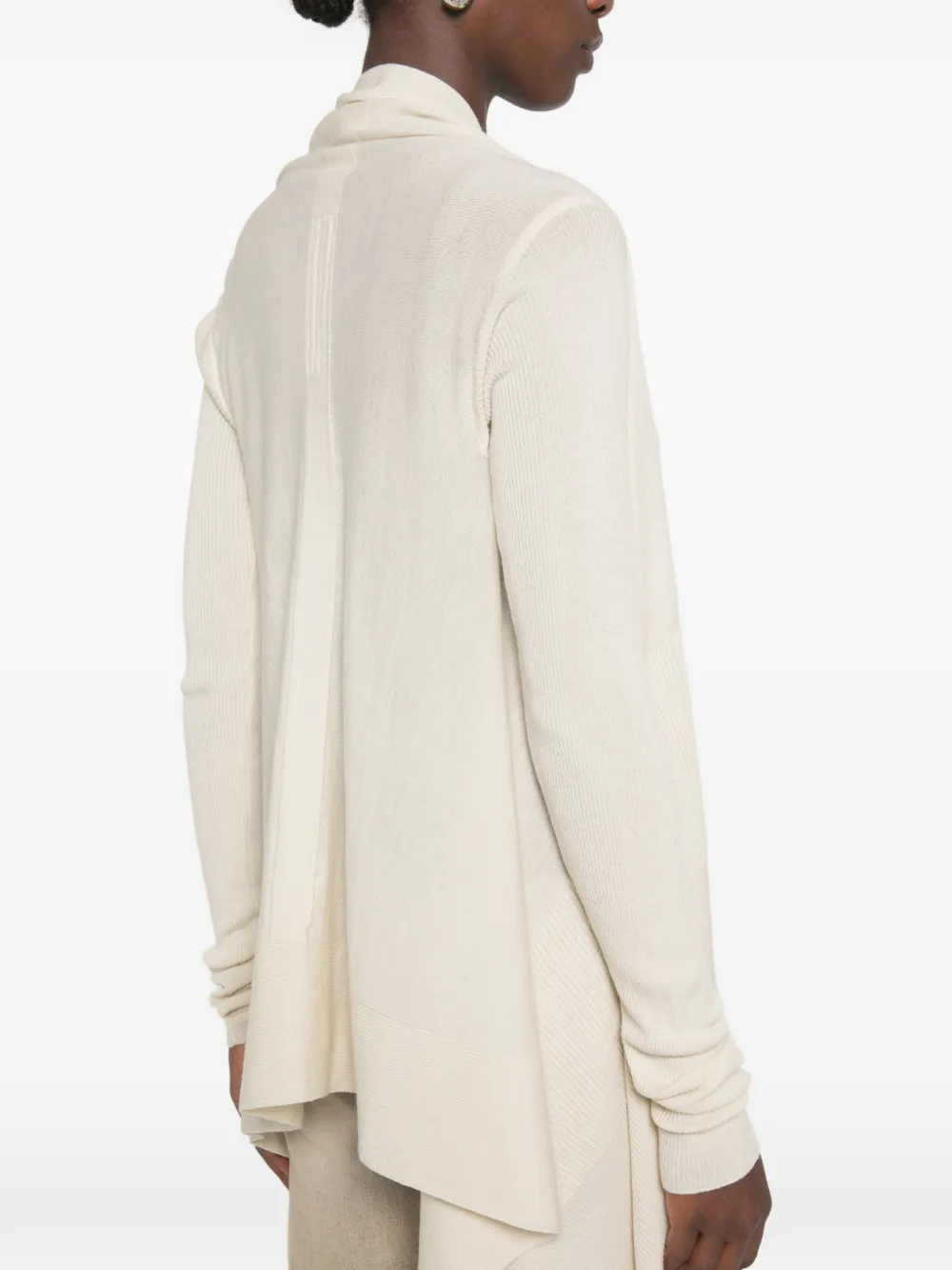 Rick Owens Asymmetrisch vest Beige