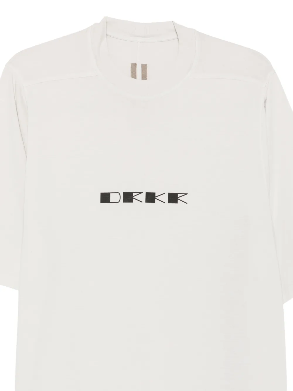 Rick Owens DRKSHDW T-shirt met logoprint Beige