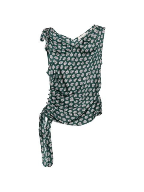 DÔEN Janille paisley-print top