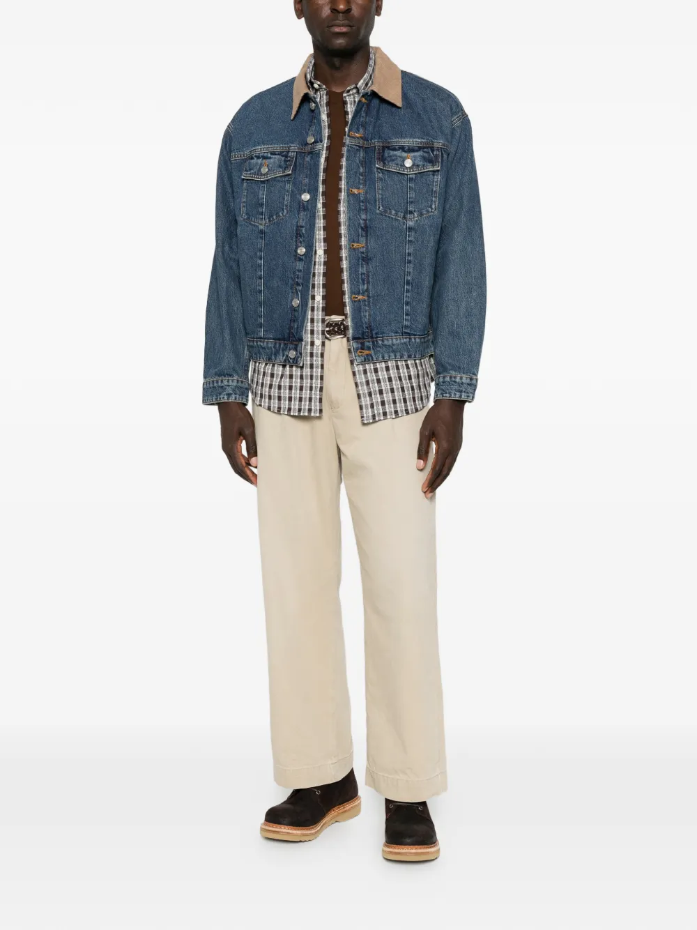 NN07 Roy 1847 denim jack Blauw