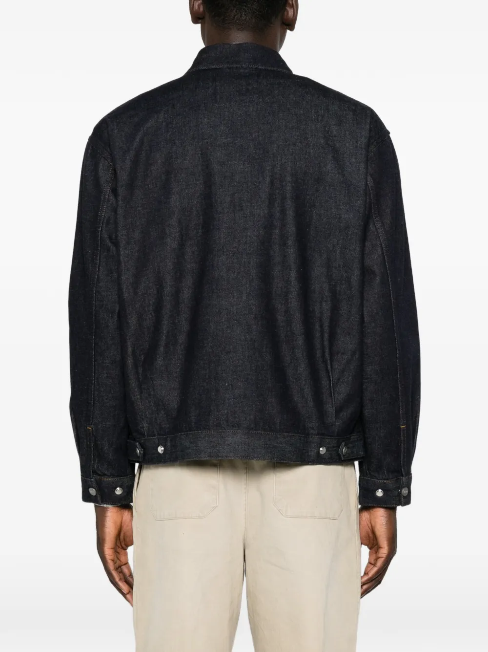 NN07 Petrus 1843 denim jack Blauw