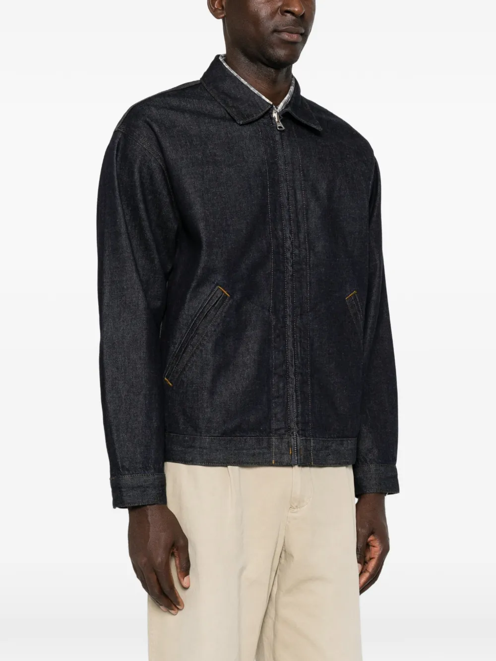 NN07 Petrus 1843 denim jack Blauw