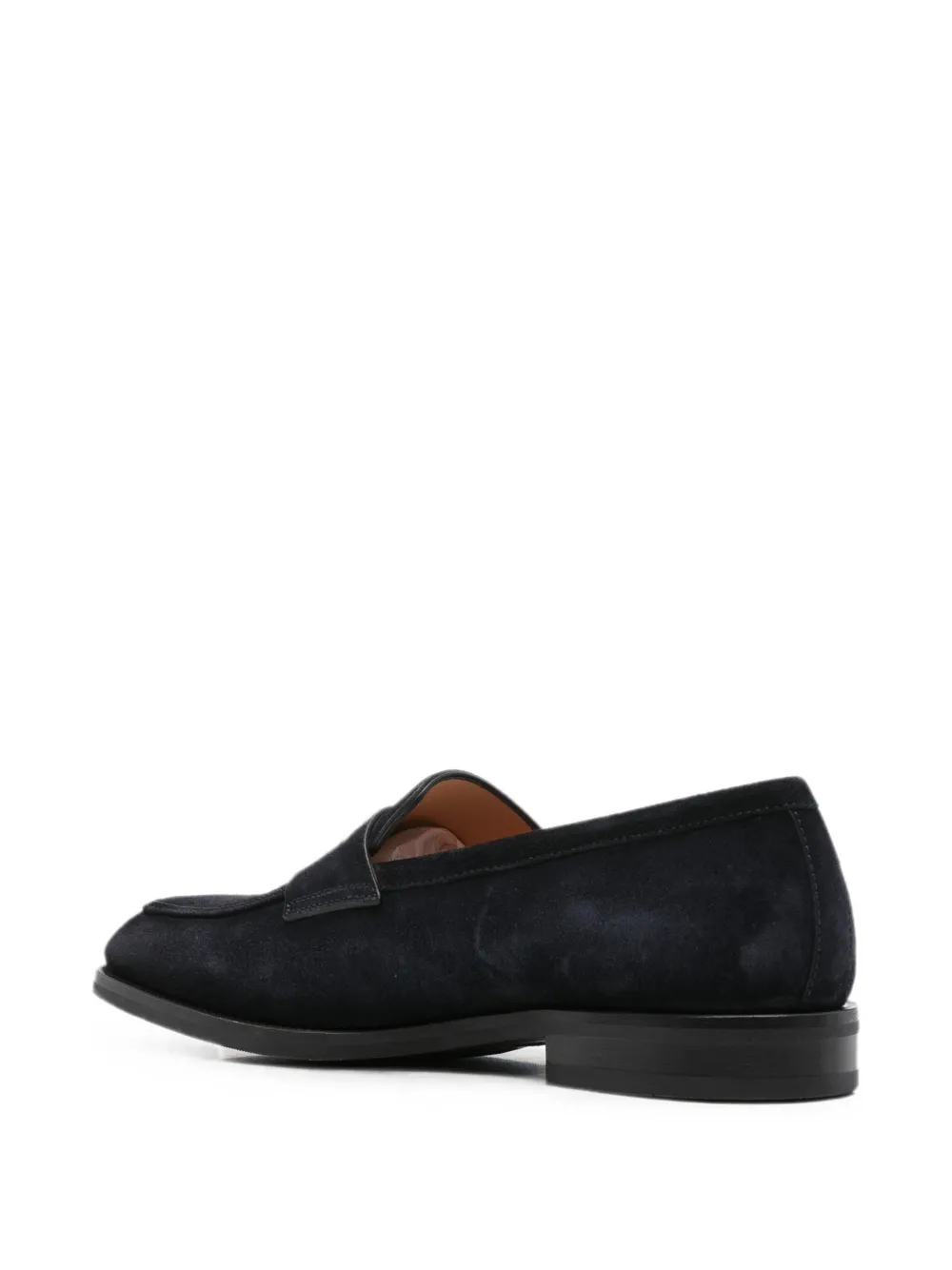 Santoni Adrian RS suede loafers Blauw