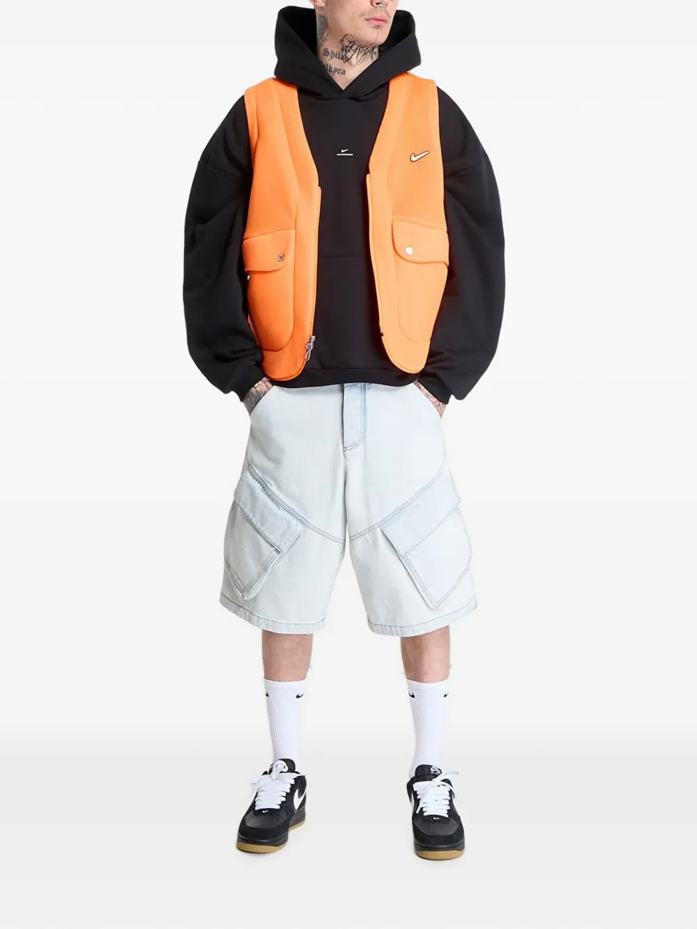 Nike Project F.R.O.G. gilet met mesh Oranje