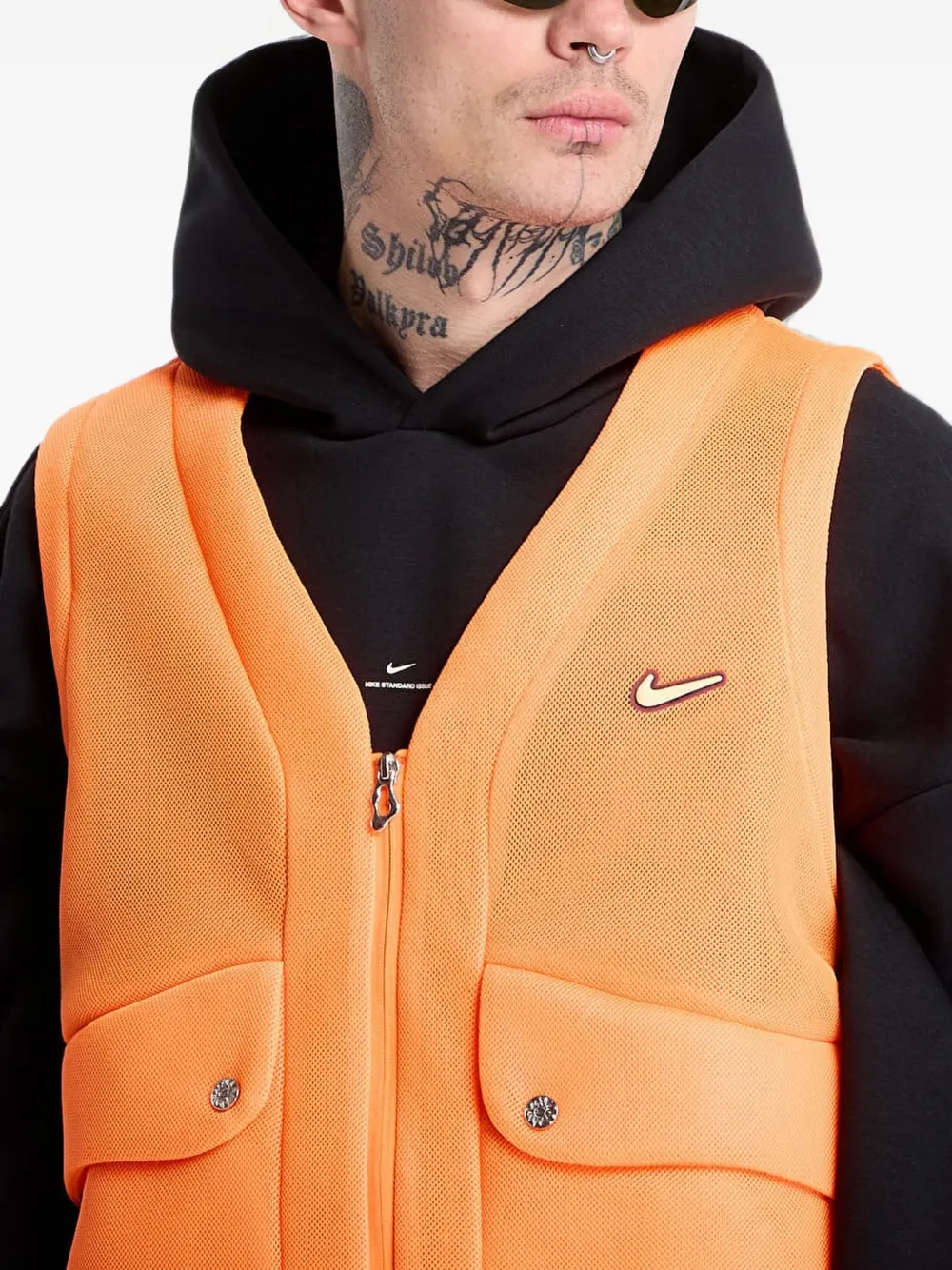 Nike Project F.R.O.G. gilet met mesh Oranje