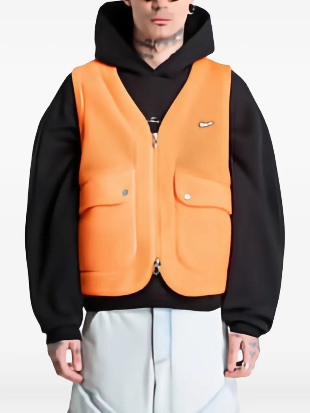Nike Project F.R.O.G. gilet met mesh Oranje