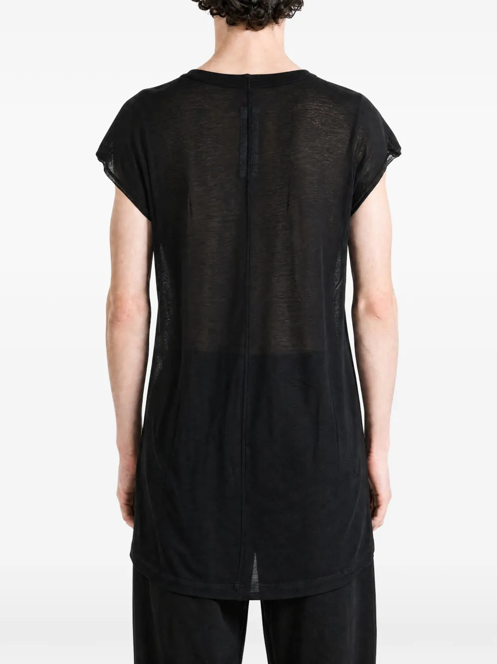 Rick Owens T-shirt met V-hals Zwart