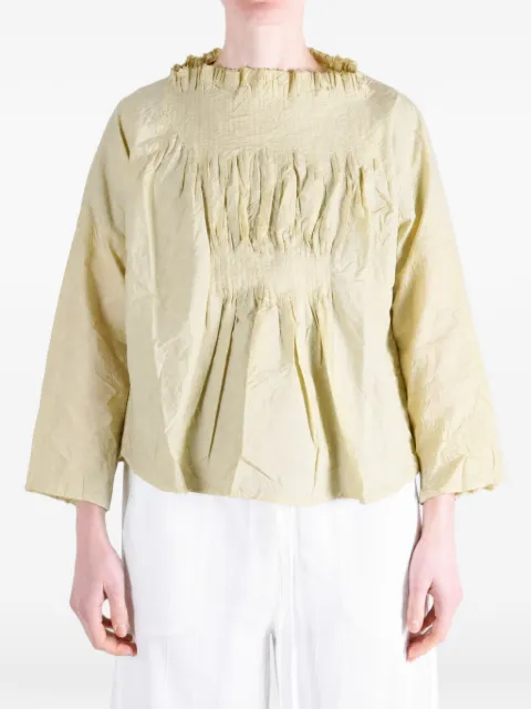 Daniela Gregis ruffled-neck blouse