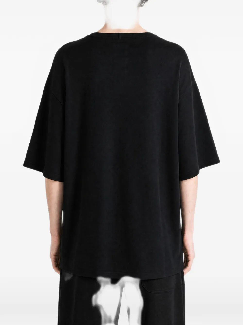 Rick Owens Brad oversized T-shirt met ronde hals Zwart