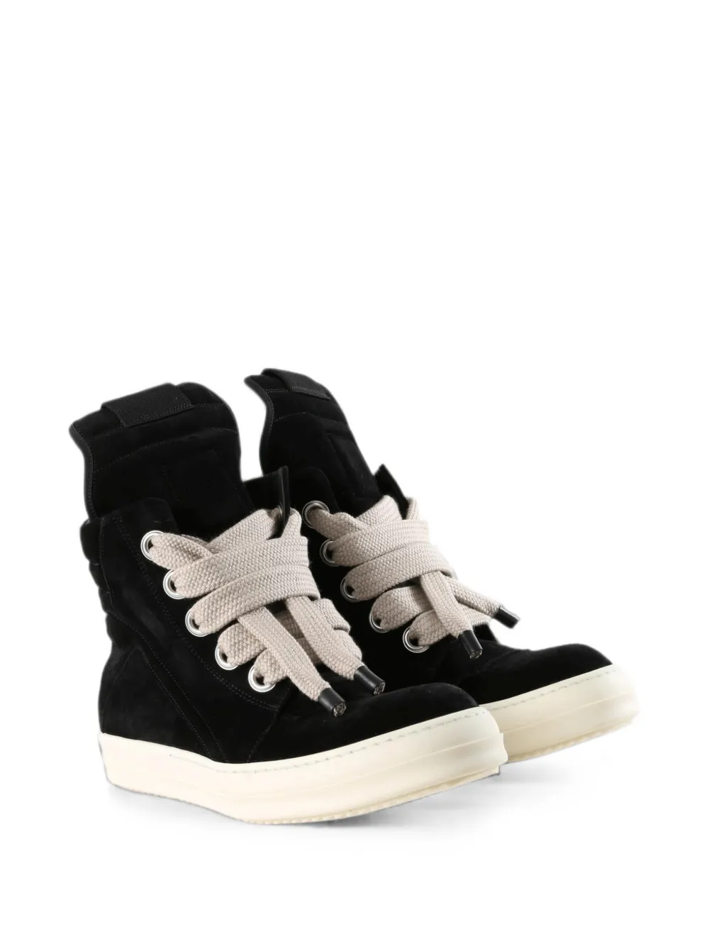 Rick Owens Jumbolaced Geobasket high-top sneakers Zwart