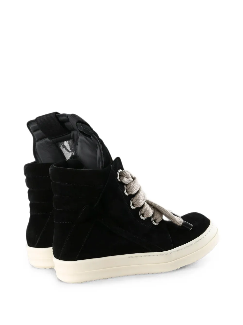Rick Owens Jumbolaced Geobasket high-top sneakers Zwart