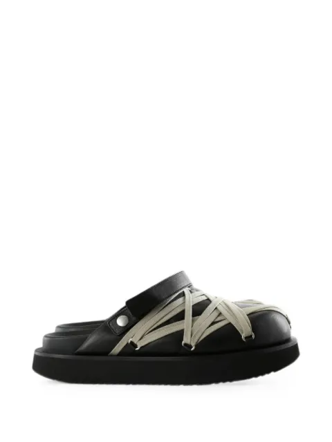 Rick Owens lace-up platform mules