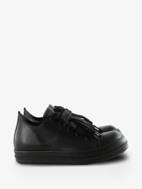 Rick Owens baskets Jumbolaced en cuir