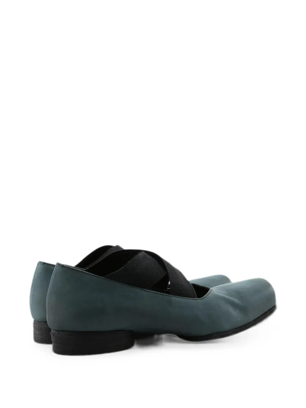 Uma Wang cross-strap flat pumps Blauw