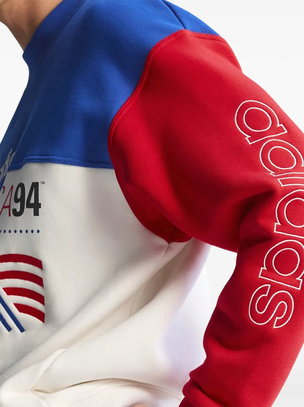 adidas Sweater met colourblocking Wit