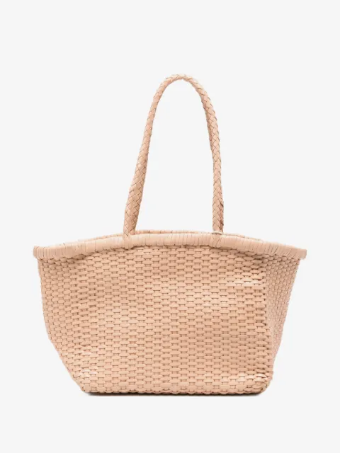 Dragon small leather tote bag