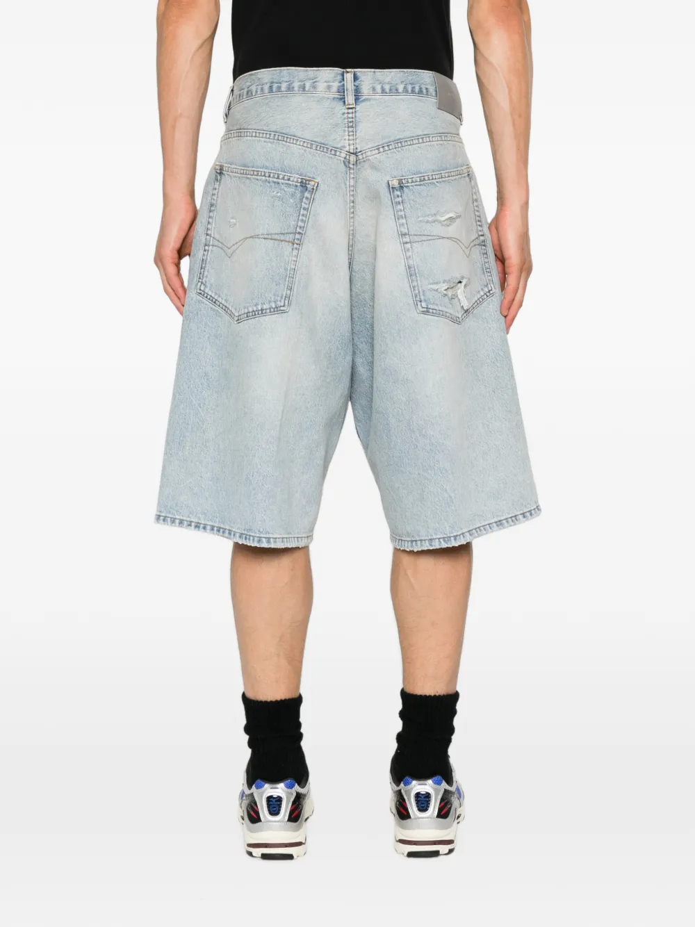 Balenciaga Denim shorts Blauw