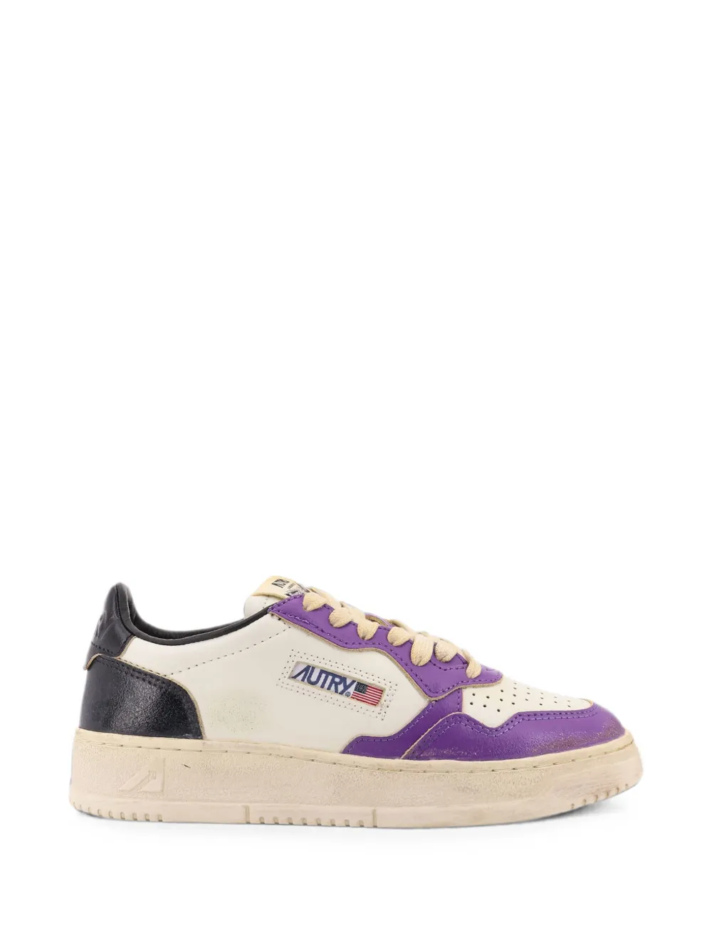 Autry Super Vintage leather low-top sneakers - Weiß