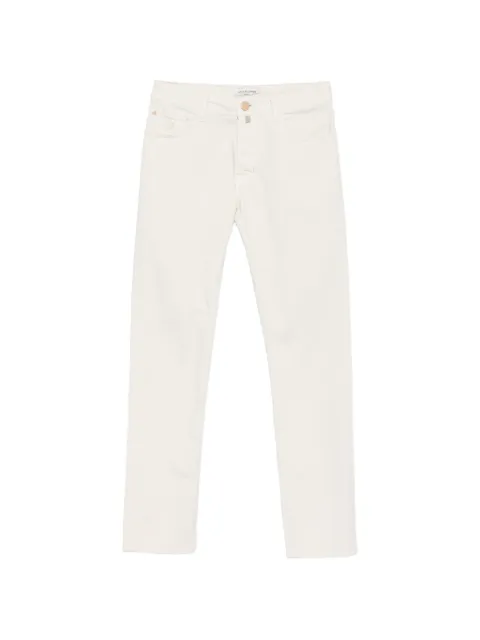 Jacob Cohën pantalones Bard de algodón con parche del logo
